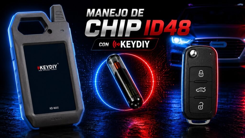 Manejo de chip ID 48 con Keidy