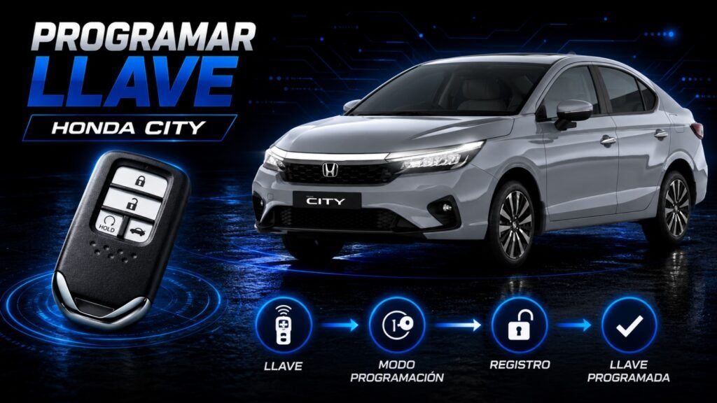 PROGRAMAR LLAVE HONDA CITY