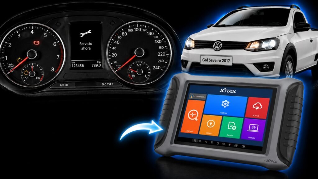modo de servicio con pad3 en tableros Volkswagen Este es para gol saveiro 2017- El proceso es igual para otros sistemas